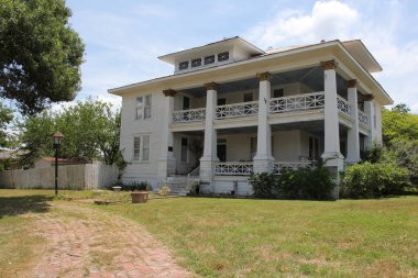 Tarihi Antebellum Malikanesi Granger TX 'e yakın.