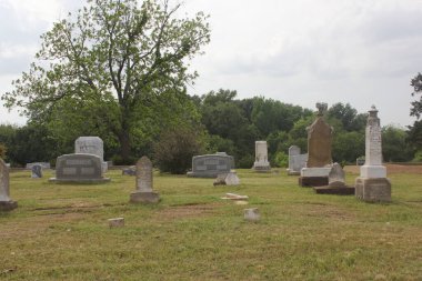 Troup TX - 17 Nisan 2024: Troup Texas 'taki Tarihi Bradford Mezarlığı