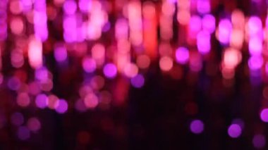 Pembe Bokeh Burlesque Perdesi ve Sahne Bulanık Arkaplan