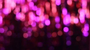 Pembe Bokeh Burlesque Perdesi ve Sahne Bulanık Arkaplan