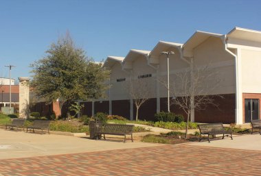Tyler TX - 30 Aralık 2024 Tyler Junior College Binası Tyler Texas 'ta