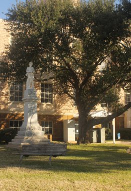 Rusk TX - 1 Ocak 2025: Cherokee İlçe Mahkemesi Teksas 'ın merkezinde yer aldı