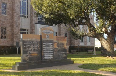 Rusk TX - 1 Ocak 2025: Cherokee İlçe Mahkemesi Teksas 'ın merkezinde yer aldı