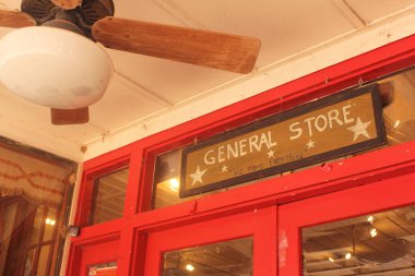 Kırsal Doğu TX 'teki Tarihi Genel Mağaza