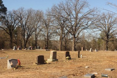 Whitehouse TX - 12 Ocak 2025: Whitehouse Teksas 'taki Tarihi Antakya Mezarlığı