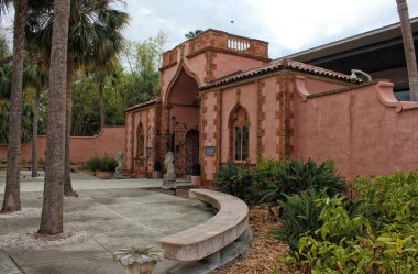 Sarasota FL - 5 Kasım 2024: Sarasota Florida 'daki Ringling Sanat Müzesine Giriş