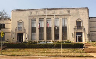 Tyler TX - 5 Ocak 2025 Tyler City Hall Şehir Merkezi, Tyler Texas