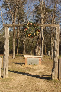 Tyler TX - 6 Ocak 2025: Tyler Texas 'taki Tarihi Smith Mezarlığı