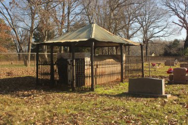 1812 Savaş Gazisi Tarihi Mezarı Kırsal Doğu TX 'te