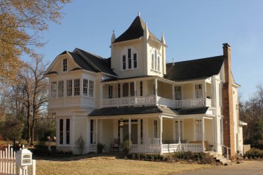 Kırsal Doğu Teksas 'taki Tarihi Viktorya Konağı