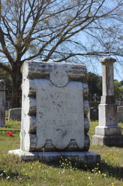 Troup TX - 18 Mart 2025: Troup, Teksas dışındaki tarihi Griffin Mezarlığı