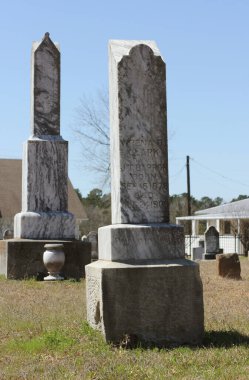 Troup TX - 12 Mart 2025: Troup, Teksas dışındaki Tarihi Henry Şapel Mezarlığı