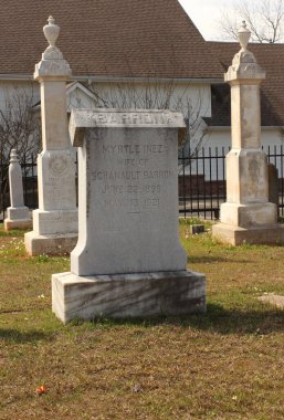 Troup TX - 12 Mart 2025: Troup, Teksas dışındaki Tarihi Henry Şapel Mezarlığı