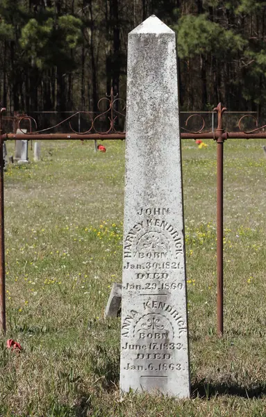 Troup TX - 18 Mart 2025: Troup, Teksas dışındaki tarihi Griffin Mezarlığı