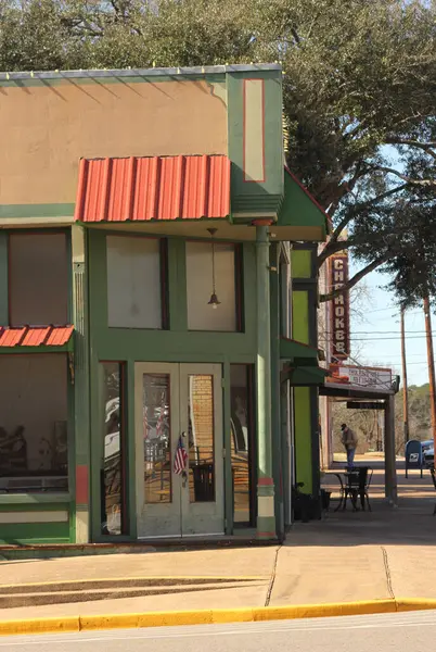 Rusk TX - 1 Ocak 2025: Rusk Texas şehir merkezindeki tarihi yapılar