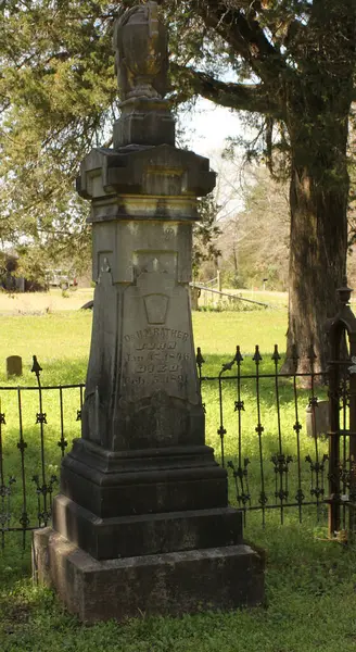 Flint TX - Mart 132025: Flint Teksas 'taki Rather Mezarlığındaki Tarihi Mezar Taşları