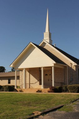 Doğu Teksas kırsalında bulunan tarihi kilise. Concord TX Cherokee İlçesi