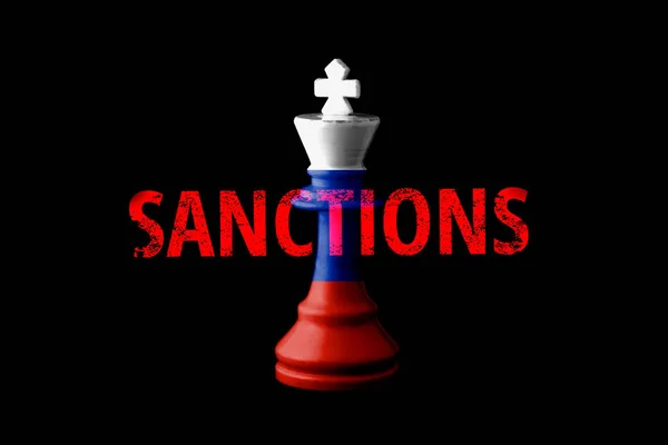 Заборона Росії Концепцією Західних Держав Санкції Росії — стокове фото