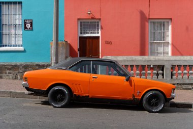 Bo Kaap, Cape Town, Güney Afrika bölgesi. Yüksek kalite fotoğraf