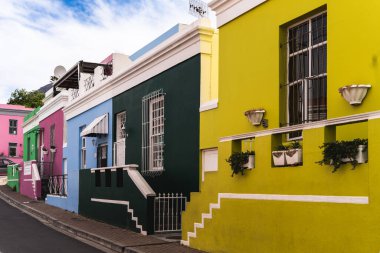 Bo Kaap, Cape Town, Güney Afrika bölgesi. Yüksek kalite fotoğraf