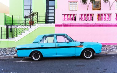 Bo Kaap, Cape Town, Güney Afrika bölgesi. Yüksek kalite fotoğraf