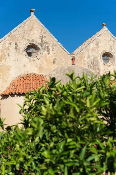 stock image Monastery Arkadi in Rethimno Crete, Greece. High quality photo