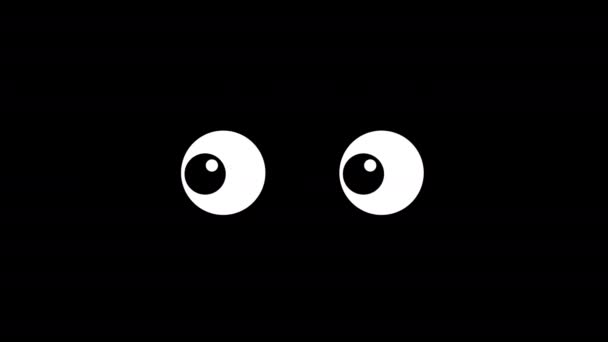 Göz Kırpan Çizgi Film Animasyonu Stok Görüntüsü — Stok video