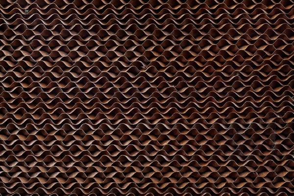 Honeycomb Designed Cardboard Background Part Ventilation Cooling System Thanks Air — Stock Photo, Image