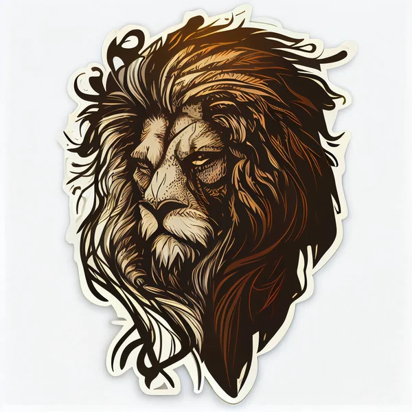 Half-Lion, Half-Human Sticker: The Sphinx, a Legendary Being that Evokes a Sense of Grandeur and Fascination, to Elevate Your Style Game!