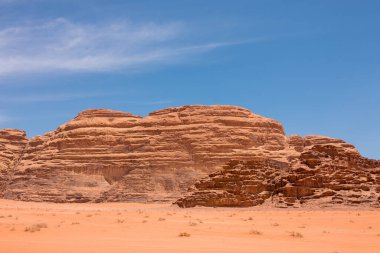 Wadi Rum Çölü manzarası, Ürdün
