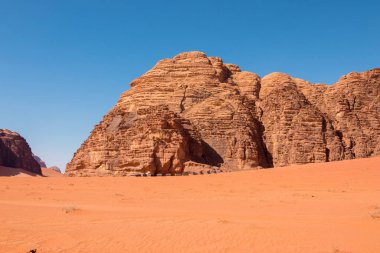 Wadi Rum Çölü manzarası, Ürdün