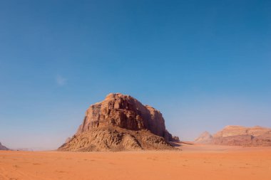Wadi Rum Çölü manzarası, Ürdün