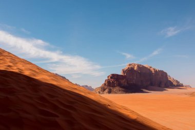 Wadi Rum Çölü manzarası, Ürdün