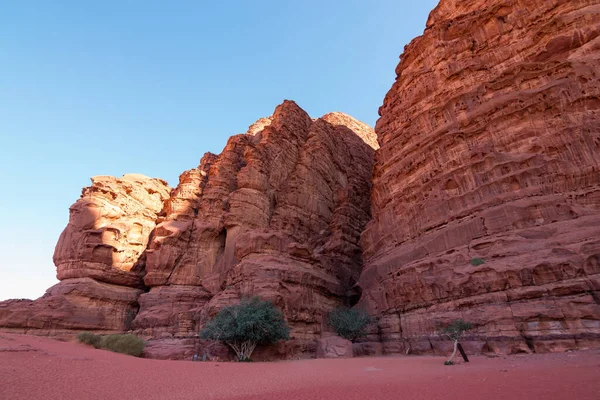 Paesaggio Del Deserto Wadi Rum Giordania — Foto Stock