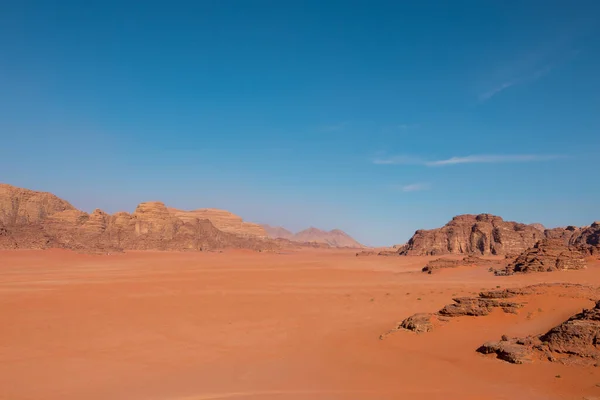 Landscape Wadi Rum Desert Jordan Stock Image