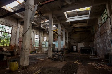 Terk edilmiş maden San Giovanni, Sardinya, İtalya