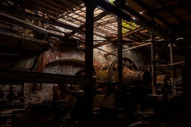 Terk edilmiş maden San Giovanni, Sardinya, İtalya