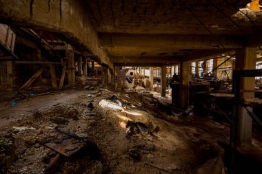 Terk edilmiş maden San Giovanni, Sardinya, İtalya