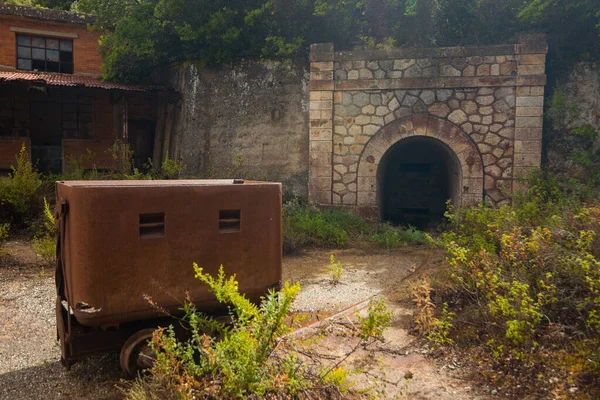Abandoned Mine Pozzo Sanna Sardinia Italy — Stock Photo, Image