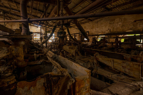 The abandoned mine San Giovanni, Sardinia, Italy