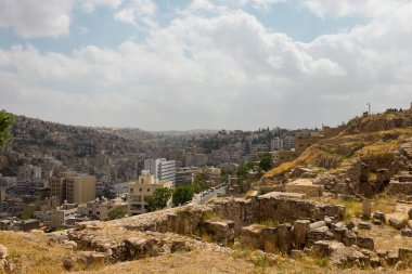 Amman 'ın manzarası, Jordan.