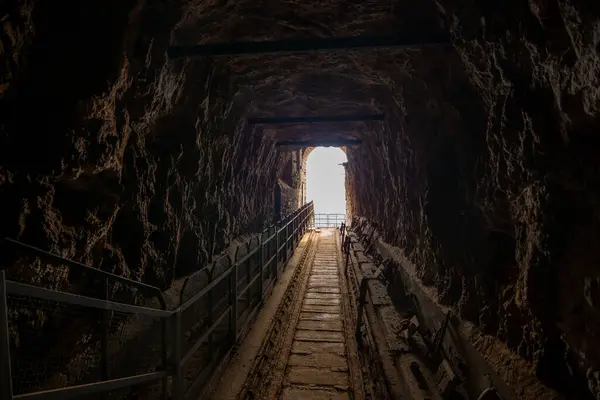 stock image Mining museum Porto Flavia, Sardinia