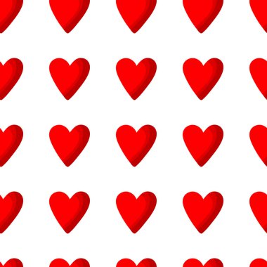 Kalpte sorun yok. Aşk teması, tarihler, Sevgililer Günü, düğün. Vektör illüstrasyonu