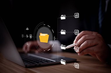 DMS, Belge Güvenlik Konsepti. Belge yönetim sistemi, veri şifreleme. Çevrimiçi belge veritabanı ve dijital dosya depolama. Bulut hesaplama sistemi ağına dosya erişimi için giriş yap.