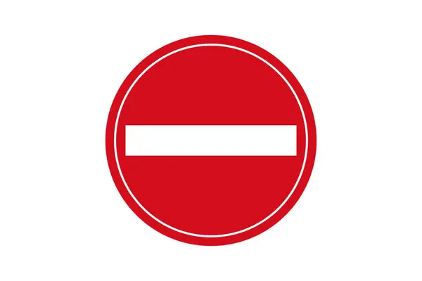 No enter sign. Vector illustration.