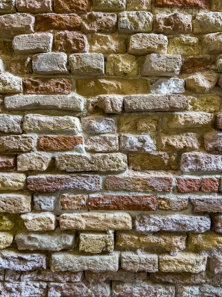 Vertical Traditional Brick Textured Wall Background Design Loft Style Grunge — стоковое фото