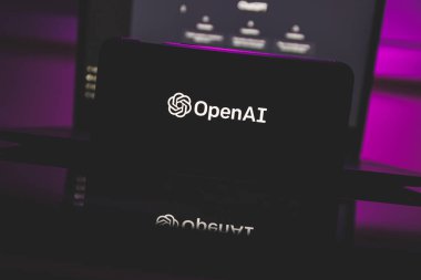 ChatGPT on computer. Chat GPT is artificial intelligence AI chatbot which was launched by OpenAI. High quality photo