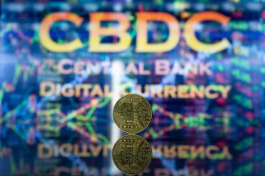 Merkez Bankası dijital para birimi. CBDC yeni nesil dijital para. Yüksek kalite fotoğraf