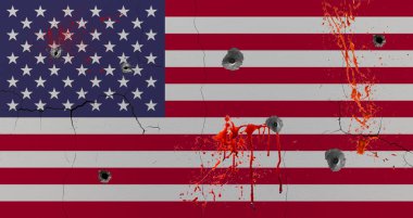 Toplu atış konsepti. Amerika 'da silah hukuku. Amerika Birleşik Devletleri 'nde silah politikası. Ateşli silahlar yasası. Okul çatışması. Yüksek kalite fotoğraf