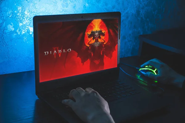 Kaunas Litauen 2023 Juni Diablo Spill Diablo Videospill Utgitt Blizzard – stockfoto